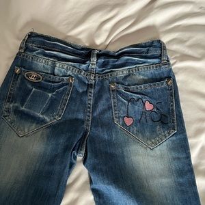 Denim Flared Jeans